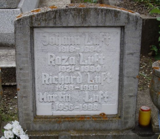 Luft Johann 1918-1984 Lutsch Rosina 1921-1990 Grabstein